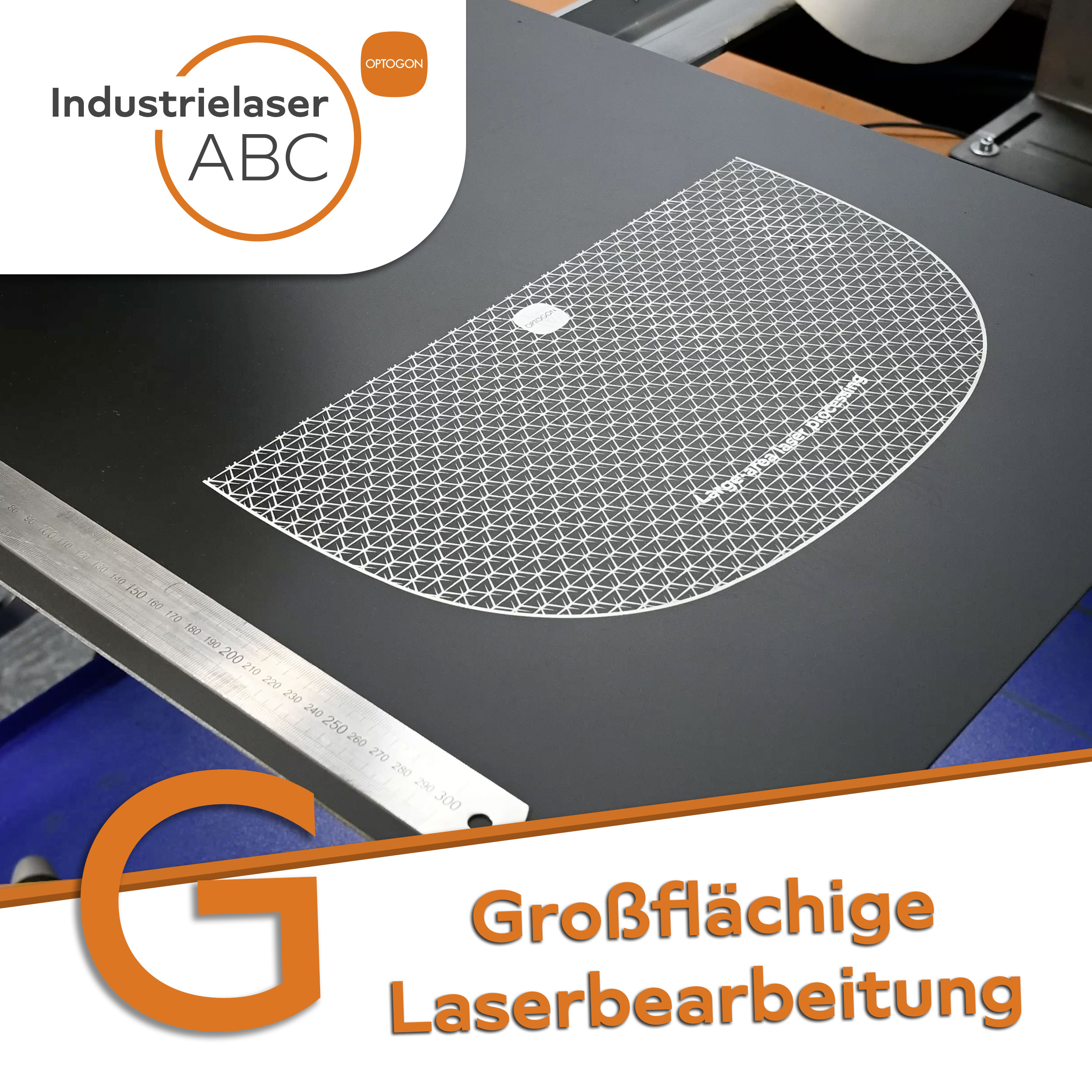 Industrielaser Großflächige Laserbearbeitung